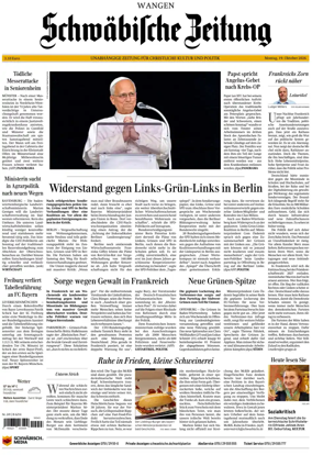 Cover of Schwabische Zeitung (Wangen)