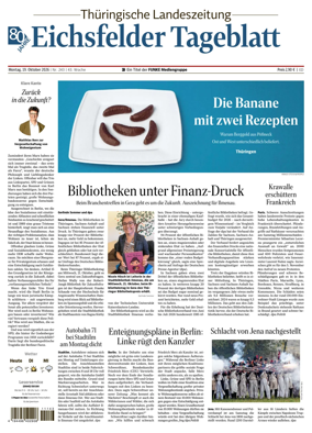Cover of Thuringische Landeszeitung (Eichsfeld)