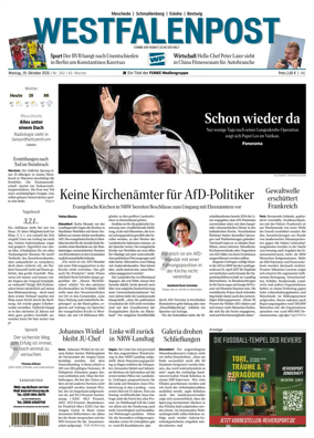 Cover of Westfalenpost (Meschede)