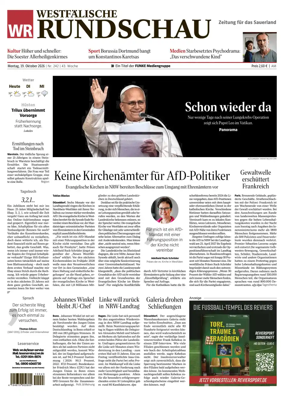 Cover of Westfalische Rundschau (Arnsberg)
