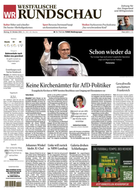 Cover of Westfalische Rundschau (Siegen)
