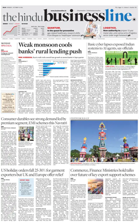 Cover of BusinessLine (Delhi)