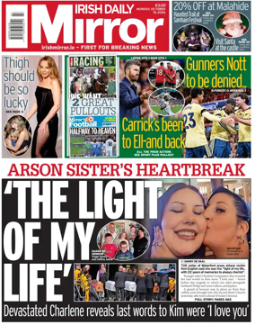Cover of Irish Daily Mirror
