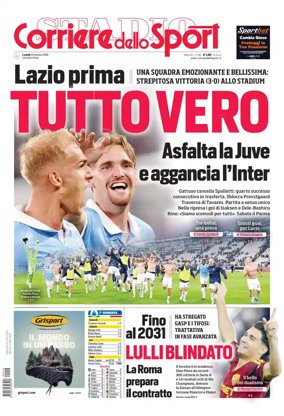 Cover of Corriere dello Sport (Lazio)