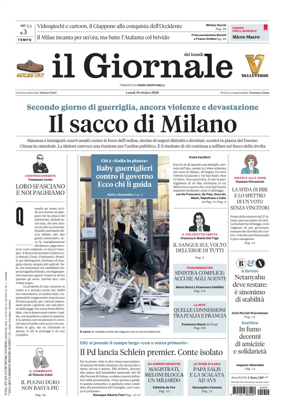 Cover of Il Giornale (Italy)