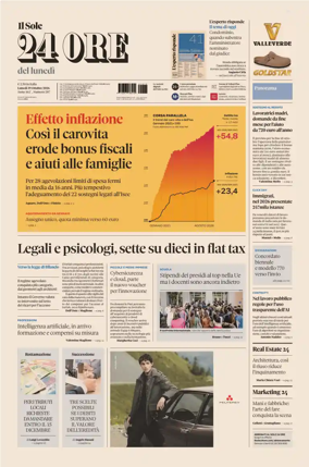 Cover of Il Sole 24 Ore