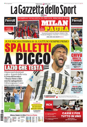 Cover of La Gazzetta dello Sport - Roma