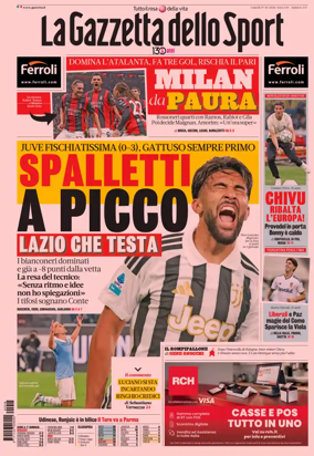 Cover of La Gazzetta dello Sport
