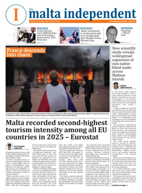 Cover of Malta Independent