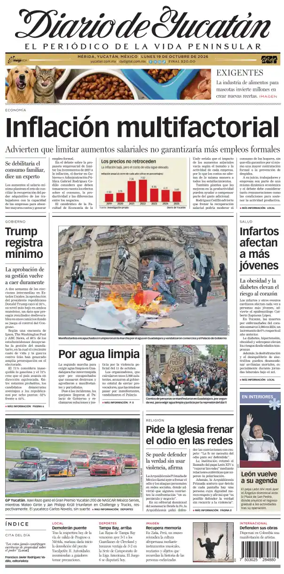 Cover of Diario de Yucatan
