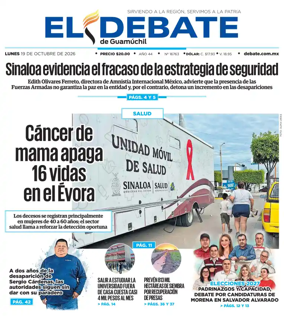 Cover of El Debate de Guamuchil