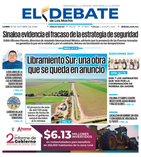 Cover of El Debate de Los Mochis