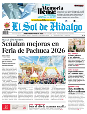 Cover of El Sol de Hidalgo