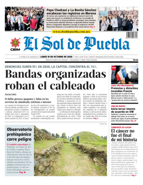 Cover of El Sol de Puebla