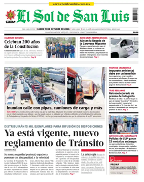 Cover of El Sol de San Luis Potosi