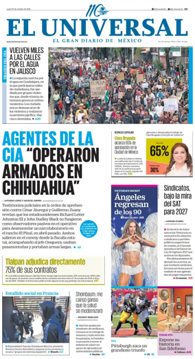 Cover of El Universal