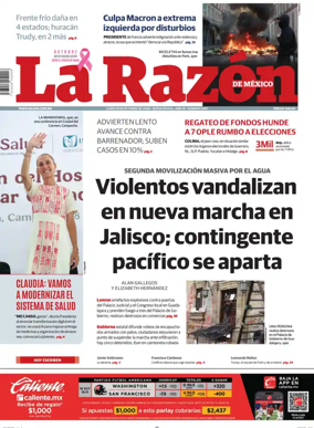 Cover of La Razon de Mexico
