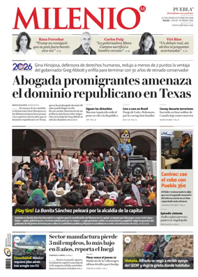 Cover of Milenio Puebla