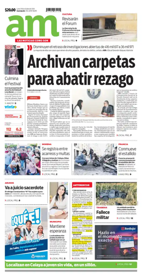 Cover of Periodico AM (Leon)
