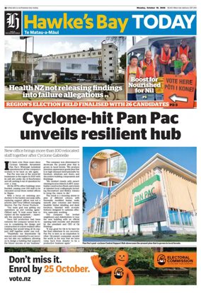 Cover of Hawke's Bay Today