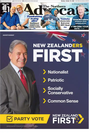 Cover of The Northern Advocate