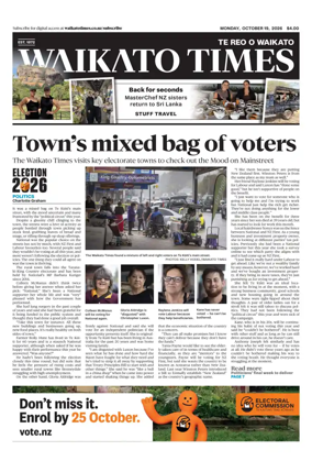 Cover of Waikato Times