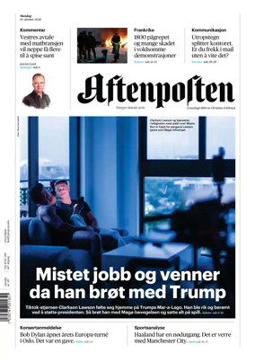 Cover of Aftenposten