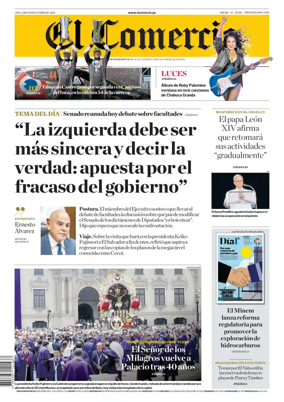 Cover of Diario El Comercio