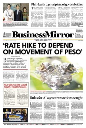 Cover of BusinessMirror