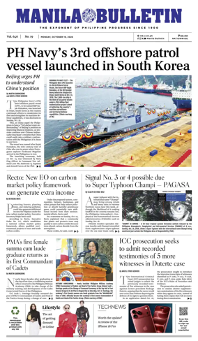 Cover of Manila Bulletin