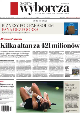 Cover of Gazeta Wyborcza