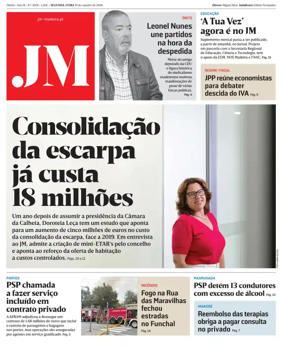 Cover of Jornal Madeira