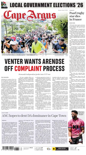 Cover of Cape Argus