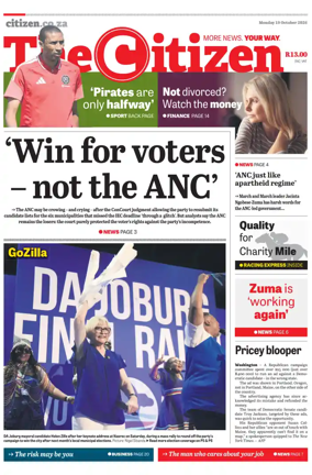 Cover of The Citizen (KZN)