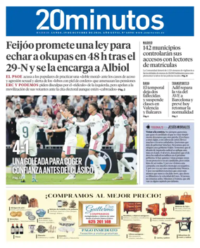 Cover of 20 Minutos Madrid