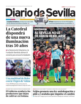 Cover of Diario de Sevilla