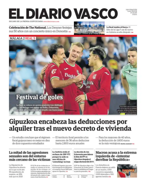 Cover of Diario Vasco (Capital)