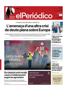 Cover of El Periodico - Catala