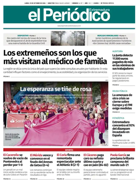 Cover of El Periodico Extremadura
