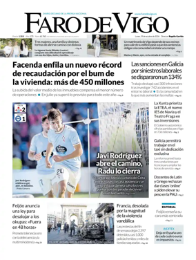 Cover of Faro de Vigo