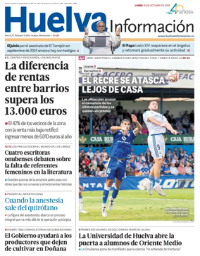 Cover of Huelva Informacion