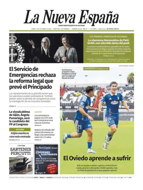 Cover of La Nueva Espana (Occidente)