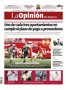 Cover of La Opinion de Murcia