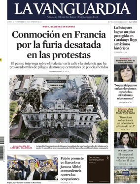 Cover of La Vanguardia (1st Edition)