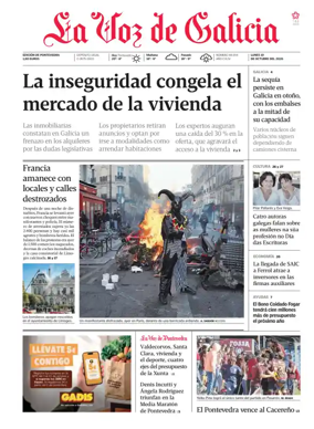 Cover of La Voz de Galicia (Deza)