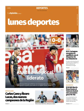 Cover of Lunes Deportes