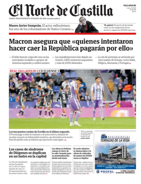 Cover of Norte de Castilla (Valladolid)