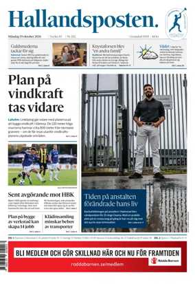 Cover of Hallandsposten