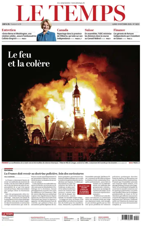 Cover of Le Temps