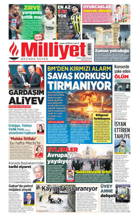 Cover of Milliyet